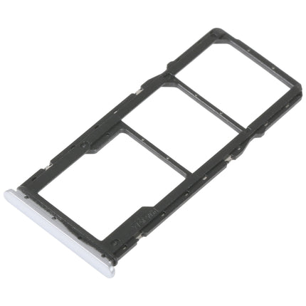 SIM Card Tray + SIM Card Tray + Micro SD Card Tray For Xiaomi Redmi 10A (Silver)-garmade.com