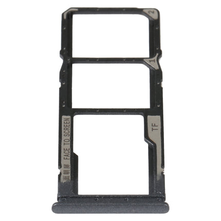 SIM Card Tray + SIM Card Tray + Micro SD Card Tray For Xiaomi Redmi 10 Power (Black)-garmade.com