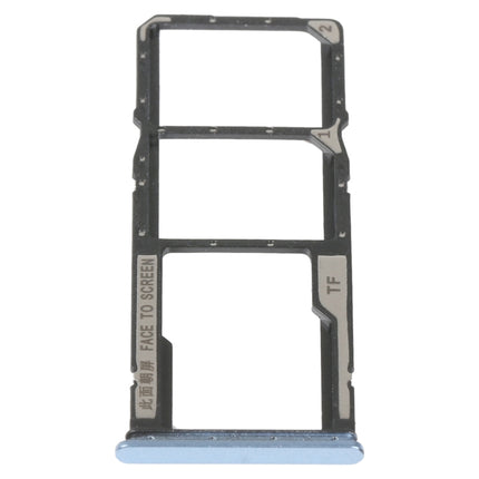 SIM Card Tray + SIM Card Tray + Micro SD Card Tray For Xiaomi Poco M4 5G/Poco M4 5G India/Redmi Note 11R(Blue)-garmade.com