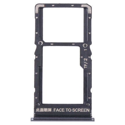 For Xiaomi Redmi Note 11SE SIM Card Tray + SIM Card Tray + Micro SD Card Tray (Black)-garmade.com