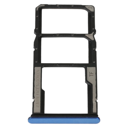 For Xiaomi Redmi Note 11SE SIM Card Tray + SIM Card Tray + Micro SD Card Tray(Blue)-garmade.com