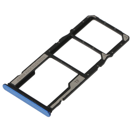 For Xiaomi Redmi Note 11SE SIM Card Tray + SIM Card Tray + Micro SD Card Tray(Blue)-garmade.com