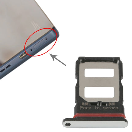 For Xiaomi Poco F4 SIM Card Tray + SIM Card Tray (Silver)-garmade.com