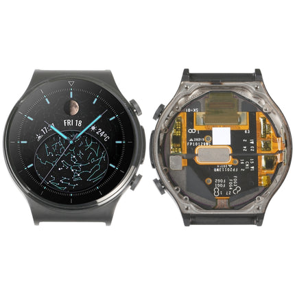 Original Sapphire Material LCD Screen and Digitizer Full Assembly With Frame for Huawei Watch GT 2 Pro ECG Edition-garmade.com