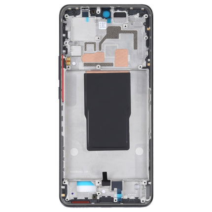 For Xiaomi Redmi K50 Ultra / 12T / 12T Pro Original Front Housing LCD Frame Bezel Plate(Black)-garmade.com