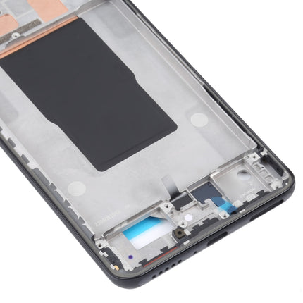 For Xiaomi Redmi K50 Ultra / 12T / 12T Pro Original Front Housing LCD Frame Bezel Plate(Black)-garmade.com