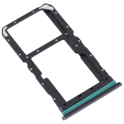 For OPPO Reno SIM Card Tray + SIM / Micro SD Card Tray (Black)-garmade.com
