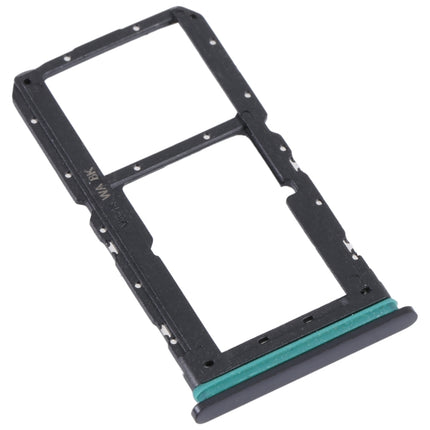 For OPPO Reno SIM Card Tray + SIM / Micro SD Card Tray (Black)-garmade.com