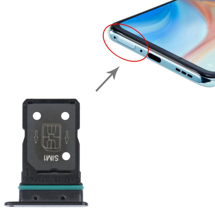 For OPPO Reno4 Pro 5G SIM Card Tray + SIM Card Tray (Black)-garmade.com