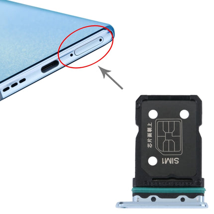 For OPPO Reno6 Pro+ 5G SIM Card Tray + SIM Card Tray (Blue)-garmade.com