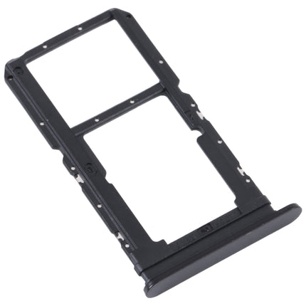 For OPPO A57 5G / A77 5G / K10 5G SIM Card Tray + SIM / Micro SD Card Tray (Black)-garmade.com
