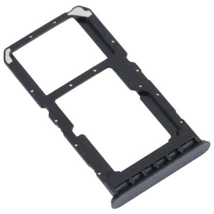 For OPPO A96 4G SIM Card Tray + SIM / Micro SD Card Tray (Black)-garmade.com
