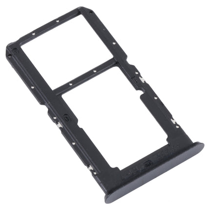 For OPPO A96 4G SIM Card Tray + SIM / Micro SD Card Tray (Black)-garmade.com