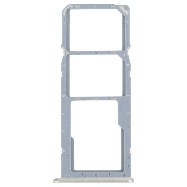For OPPO A17 SIM Card Tray + SIM Card Tray + Micro SD Card Tray (Gold)-garmade.com
