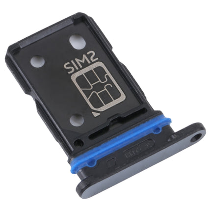For vivo S15e SIM Card Tray + SIM Card Tray (Black)-garmade.com