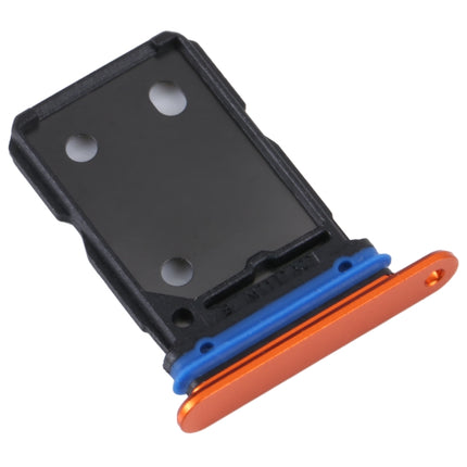 For vivo X80 SIM Card Tray + SIM Card Tray (Orange)-garmade.com