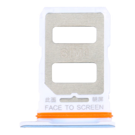 For Xiaomi Redmi K50 Ultra / 12T / 12T Pro SIM Card Tray + SIM Card Tray(Blue)-garmade.com