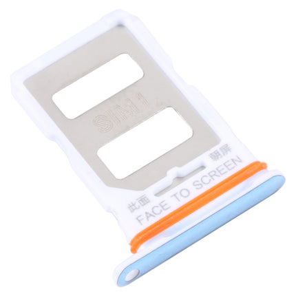 For Xiaomi Redmi K50 Ultra / 12T / 12T Pro SIM Card Tray + SIM Card Tray(Blue)-garmade.com