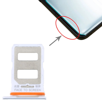 For Xiaomi Redmi K50 Ultra / 12T / 12T Pro SIM Card Tray + SIM Card Tray(Silver)-garmade.com