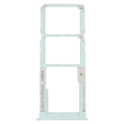 For Xiaomi Redmi A1 2022 / Redmi A1+ SIM Card Tray + SIM Card Tray + Micro SD Card Tray (Green)-garmade.com