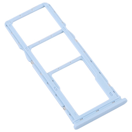 For Xiaomi Redmi A1 2022 / Redmi A1+ SIM Card Tray + SIM Card Tray + Micro SD Card Tray (Blue)-garmade.com