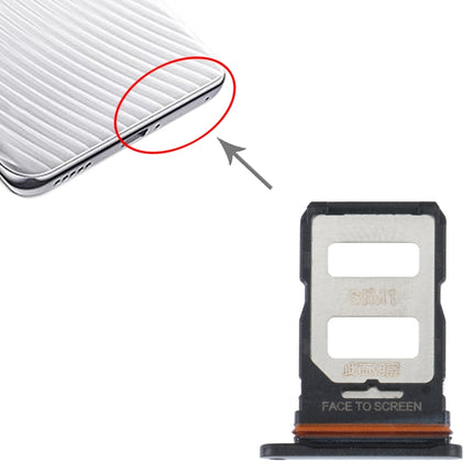 For Xiaomi Civi 2 SIM Card Tray + SIM Card Tray (Black)-garmade.com