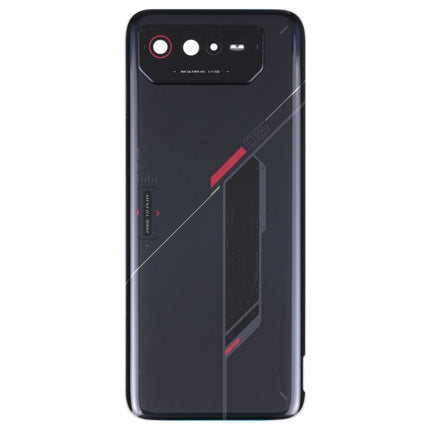 Glass Battery Back Cover for Asus ROG Phone 6 AI2201-C AI2201-F(Black)-garmade.com