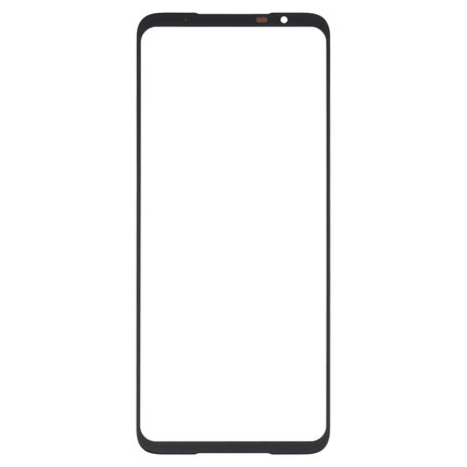 For Asus ROG Phone 5S / 5S Pro ZS676KS Front Screen Outer Glass Lens with OCA Optically Clear Adhesive (Black)-garmade.com