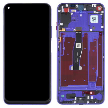 Original LCD Screen For Honor 20 / Huawei Nova 5T Digitizer Full Assembly with Frame(Purple)-garmade.com
