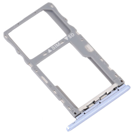 For TCL 10 SE T766H Original SIM Card Tray + SIM / Micro SD Card Tray(Purple)-garmade.com