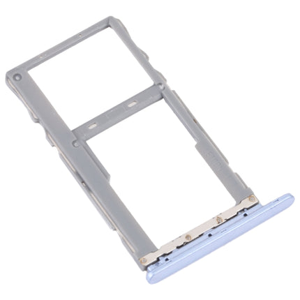 For TCL 10 SE T766H Original SIM Card Tray + SIM / Micro SD Card Tray(Purple)-garmade.com