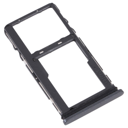 For TCL 30 XE 5G T767W Original SIM Card Tray + Micro SD Card Tray(Black)-garmade.com