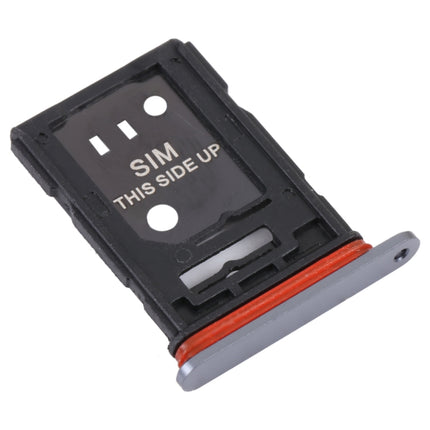 For TCL 20 Pro 5G Original SIM Card Tray + Micro SD Card Tray(Grey)-garmade.com