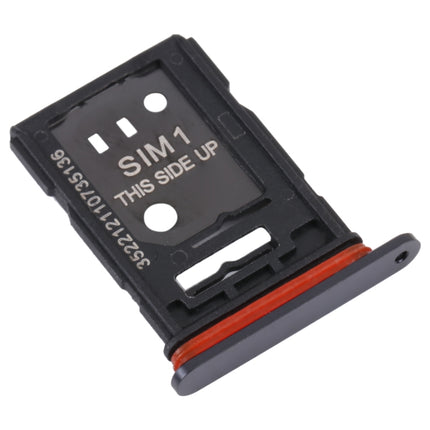 For TCL 10 Pro Original SIM Card Tray + SIM / Micro SD Card Tray(Black)-garmade.com