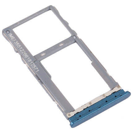 For TCL 20 SE Original SIM Card Tray + SIM / Micro SD Card Tray(Green)-garmade.com