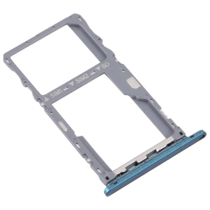 For Alcatel 1V 2020 Original SIM Card Tray + SIM / Micro SD Card Tray (Green)-garmade.com