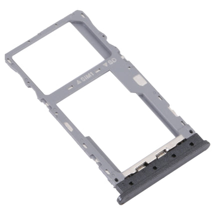 For T-Mobile REVVL 4 4G Original SIM Card Tray + Micro SD Card Tray(Black)-garmade.com