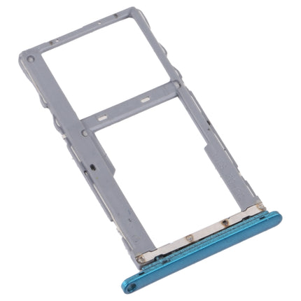 For Alcatel 3L 2020 Original SIM Card Tray + Micro SD Card Tray (Green)-garmade.com