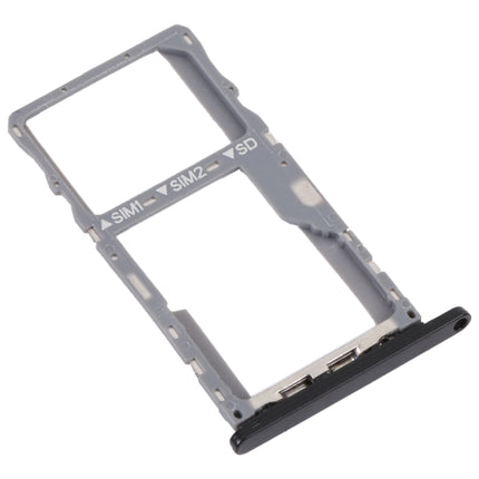For Alcatel 3X 2019 Original SIM Card Tray + SIM / Micro SD Card Tray (Black)-garmade.com