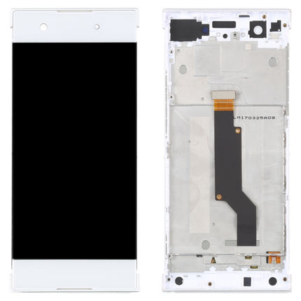 Original LCD Screen For Sony Xperia XA1 G3116 Digitizer Full Assembly with Frame(White)-garmade.com