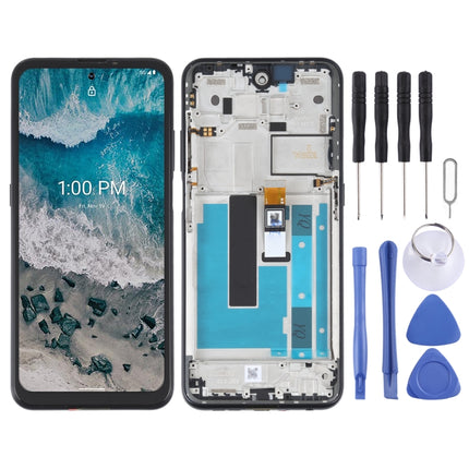 OEM LCD Screen For Nokia X100 Digitizer Full Assembly with Frame(Black)-garmade.com