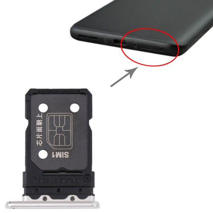 For OnePlus 10 Pro NE2210 NE2211 NE2213 NE2215 SIM Card Tray + SIM Card Tray (Silver)-garmade.com
