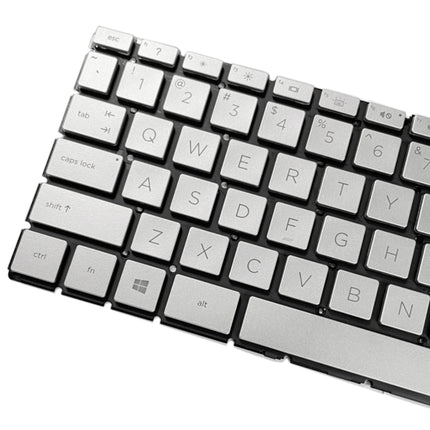 US Version Keyboard with Backlight For HP Pavilion x360 14-CE 14-DH 14-cd 14m-cd 14t-cd 14-CE000 L47854-171 (Silver)-garmade.com