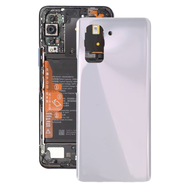 For Huawei Nova 10 OEM Glass Battery Back Cover(White)-garmade.com