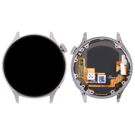 Original LCD Screen For Xiaomi Watch S1 Pro Digitizer Full Assembly with Frame (Silver)-garmade.com