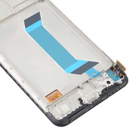 AMOLED Original LCD Screen For Xiaomi Redmi Note 12 China / Note 12 5G / Poco X5 Digitizer Full Assembly with Frame(Black)-garmade.com