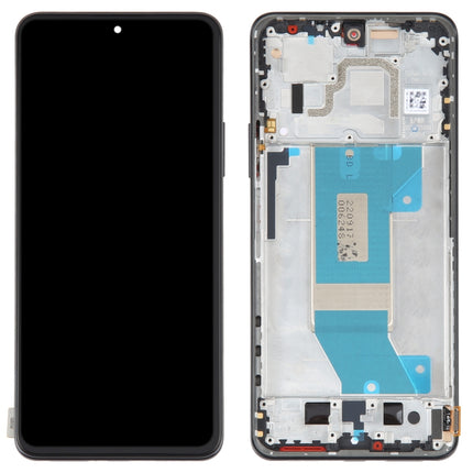 AMOLED Original LCD Screen For Xiaomi Redmi K50 / K50 Pro Digitizer Full Assembly with Frame (Black)-garmade.com