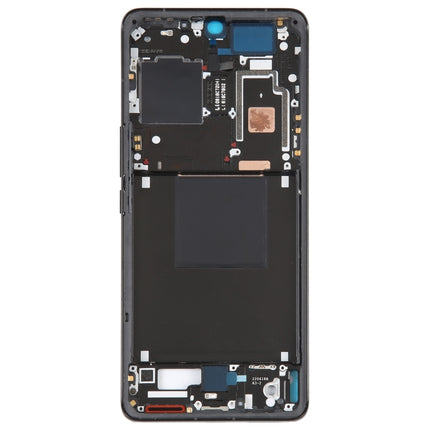 For Xiaomi 12S Ultra Original Front Housing LCD Frame Bezel Plate (Black)-garmade.com