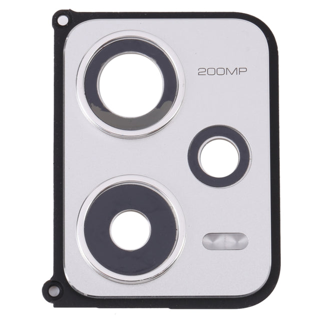 Back Camera Lens Frame for Xiaomi Redmi Note 12 Pro+ (Silver)-garmade.com