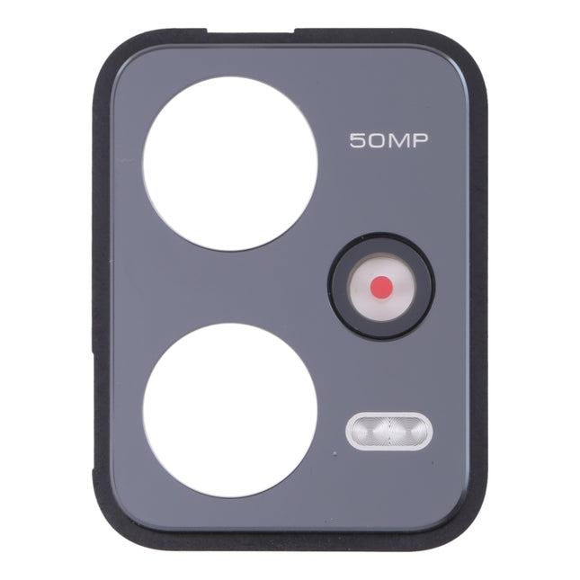 Back Camera Lens Frame for Xiaomi Redmi Note 12 Pro 5G (Black)-garmade.com